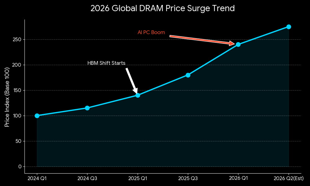 D램가격 상승 폭등