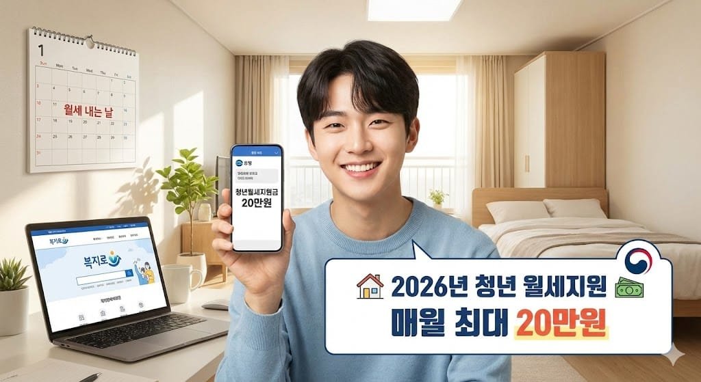 2026년 청년 월세지원 신청 안내 대표 이미지